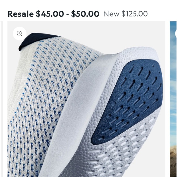 Women’s All Birds Tree Runner 1 Geyser (Light Blue Sole) Size- W7 - Picture 8 of 12